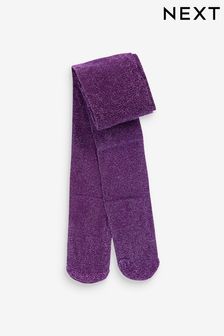 Vijolična - Hlačne nogavice z bleščicami (D77823) | €5 - €7
