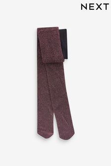Črna/roza - Hlačne nogavice z bleščicami (D77824) | €5 - €7