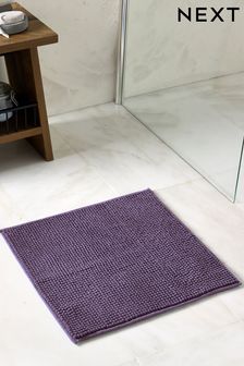 Plum Purple Bobble Shower Bath Mat (D78002) | ₪ 23
