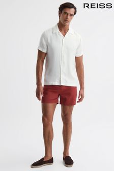 Reiss Vitus Geripptes Polo-Shirt in Slim Fit mit kubanischem Kragen (D78226) | 165 €