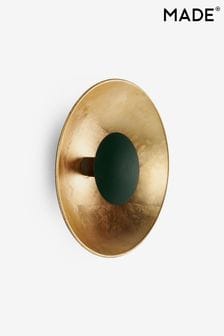 MADE.COM Green/Brass Chicago Wall Lamp (D78433) | 136 €