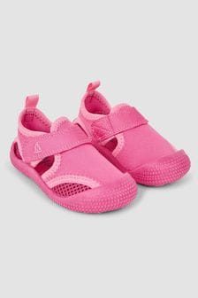 JoJo Maman Bébé Pink Floral Print Beach & Swim Sandals (D78610) | 102 SAR