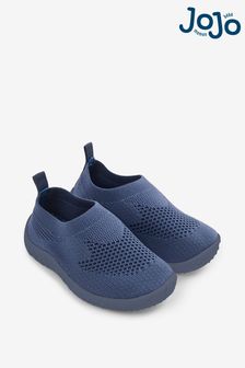 أزرق نيلي - حذاء سهل اللبس للأطفال من Jojo Maman Bébé (D78614) | 6 ر.ع