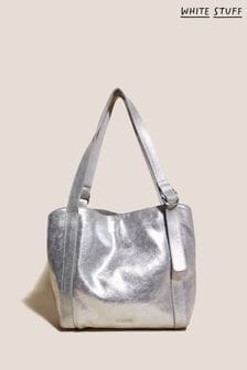Silber - White Stuff Hannah Tasche aus Leder (D78761) | 152 €