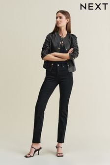 Schwarz - Jeans aus superweichem Material in Slim Fit (D78830) | 42 €