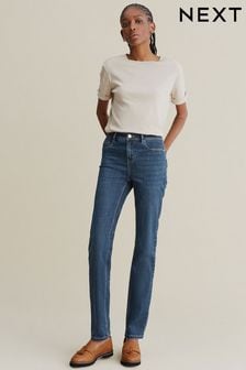 Donkerblauw - Slim-fit denim jeans met powerstretch (D78837) | €46