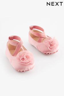 Pink Ballet Baby Shoes (0-24mths) (D78987) | €6.50