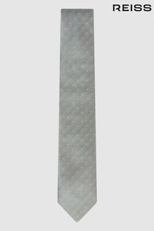 Reiss Soft Sage Liam Polka Dot Tie (D79030) | €60