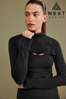 Black Active Sports Layered Technical Top (D79185) | €14