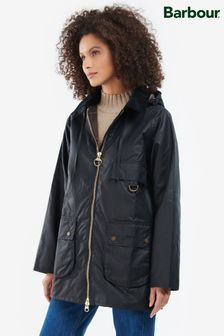 Barbour® Navy Re-engineered Highclere Waxed Jacket (D79310) | €173