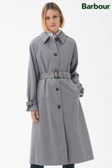 Barbour® Grey Check Marie Check Showerproof Trench Coat (D79329) | €159