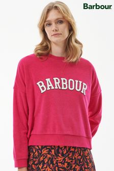 Barbour® Pink Bracken Logo Towelling Sweatshirt (D79374) | €38