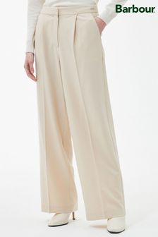 Barbour® Cream Relaxed Fit Angelina Trousers (D79389) | €64