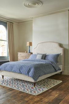 Nina Campbell Clabon Natural Lowndes Upholstered Bed (D79558) | €694 - €948