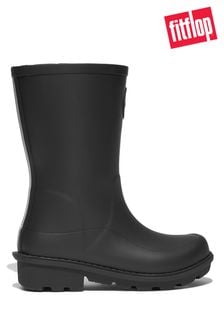 FitFlop Kids Junior Wonderwelly Ergonomic Black Rain Boots (D79639) | €29