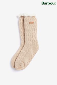 Barbour® Oatmeal Cable Knit Lounge Socks (D79708) | €14.50