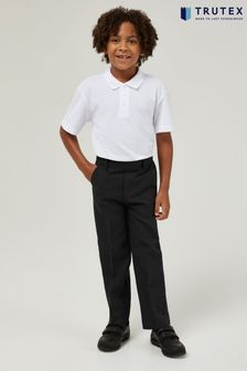 أسود - بنطلون مدرسي من Trutex للأولاد ذو ساق مستقيمة ومتين (D79764) | 9 ر.ع - 11 ر.ع