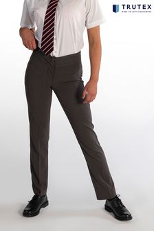 Trutex Girls Straight Leg Grey School Trousers (D79787) | €32 - €36