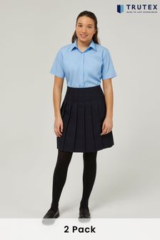Синяя негладка для школы с короткими рукавами Trutex (Наборы из двух штук) (D79800) | €27 - €31