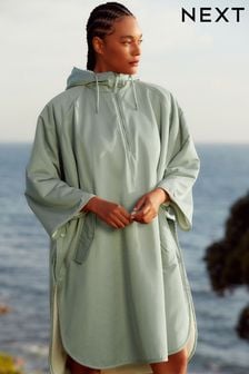 Зеленый - Непромокаемая халат для переодевания на пляже (D79999) | €105