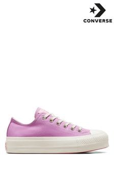 Converse Purple Chuck Taylor All Star Lift Low Trainers (D80050) | 57 €