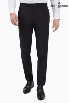 Jeff Banks Plain Performance Black Trousers (D80326) | €60