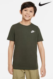 Nike Khaki Green Futura T-Shirt (D80393) | kr310