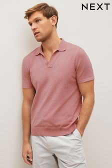 Pink Short Sleeve Trophy Polo Shirt (D80408) | 14 €