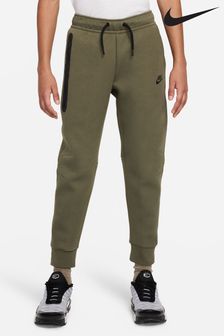 Verde măsliniu - Pantaloni de trening din fleece tehnic Nike (D80522) | 436 LEI