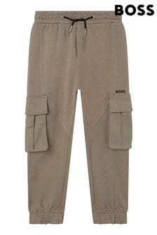 BOSS Olive Green Stone Cargo Joggers (D80678) | €134 - €151