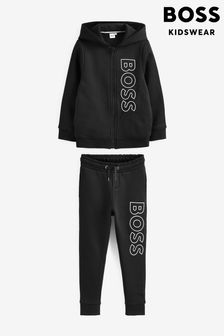 BOSS Black Vertical Logo Hooded Tracksuit (D80709) | 239 € - 285 €