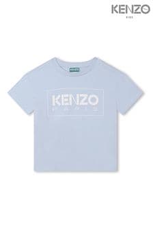 Camiseta con logo azul para niños de Kenzo (D80863) | 79 € - 86 €