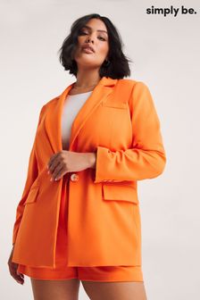 Simply Be Orange Billie Premium Tailored Blazer (D81099) | 81 €