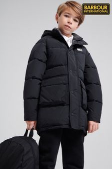 Barbour international on sale kids