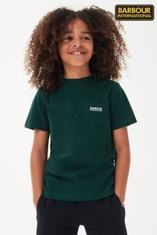 Barbour® International Boys Green Parker Logo T-Shirt (D81336) | 15 € - 17 €