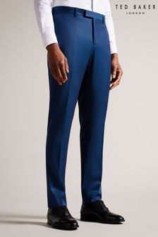 Modre ozke zožane hlače Ted Baker Atlowt (D81734) | €81