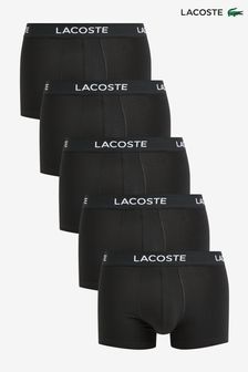 Lacoste 5 Pack Black Trunks (D81982) | kr1 010