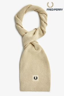 Fred Perry Patch Branded Chunky Rib Scarf (D82036) | €53