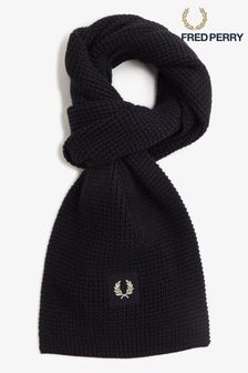 Fred Perry Patch Branded Chunky Rib Scarf (D82037) | 220 zł