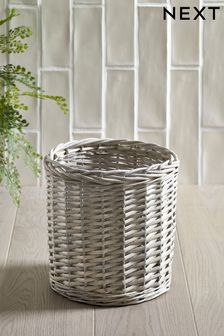 Natural Willow Waste Bin