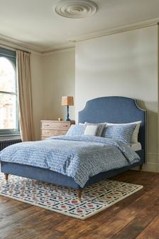 Nina Campbell Clabon Indigo Lowndes Upholstered Bed (D82440) | €694 - €821