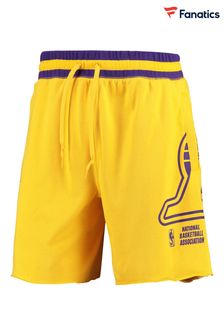 Nike Fanatics Los Angeles Lakers Nike Courtside Fleece Shorts - Amarillo (D82559) | BGN158