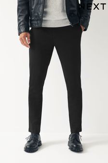 Black Slim Smart Motion Flex Stretch Trousers (D82926) | ￥5,820