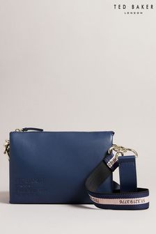 Ted Baker Navy Blue Darceyy Branded Webbing Cross-Body Bag (D82978) | $231