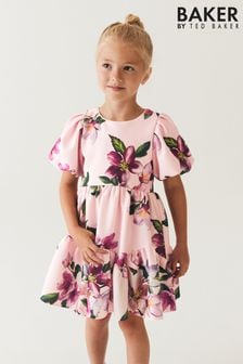 Baker by Ted Baker Pink Floral Scuba Dress (D83009) | €59 - €66