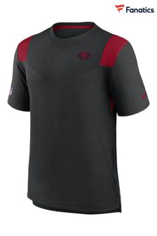 Nike Black NFL Fanatics San Francisco 49ers Sideline Dri-FIT Player Short Sleeve Top (D83141) | €27