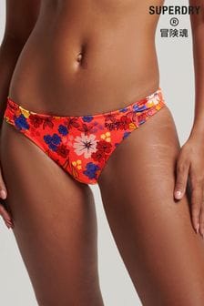 Superdry Orange Ruched Bikini Briefs (D83183) | €16