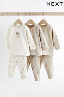 Neutral Baby T-Shirts And Leggings 6 Piece Set (0mths-2yrs) (D83184) | $51 - $54