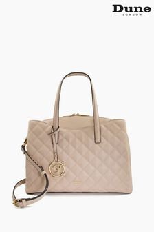 Dune London Nude Large Dignify Quilted Tote Bag (D83364) | €142