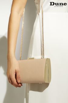 Nude - Geantă clutch dură cu croială slim Dune London Blaike (D83369) | 418 LEI